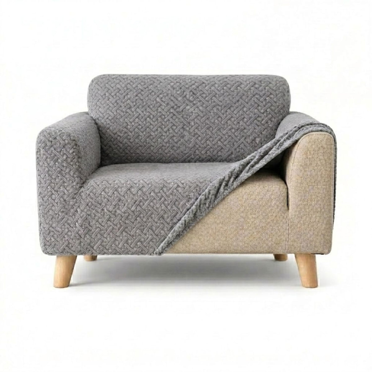 Protector De Sofa 1 Puesto Elastico