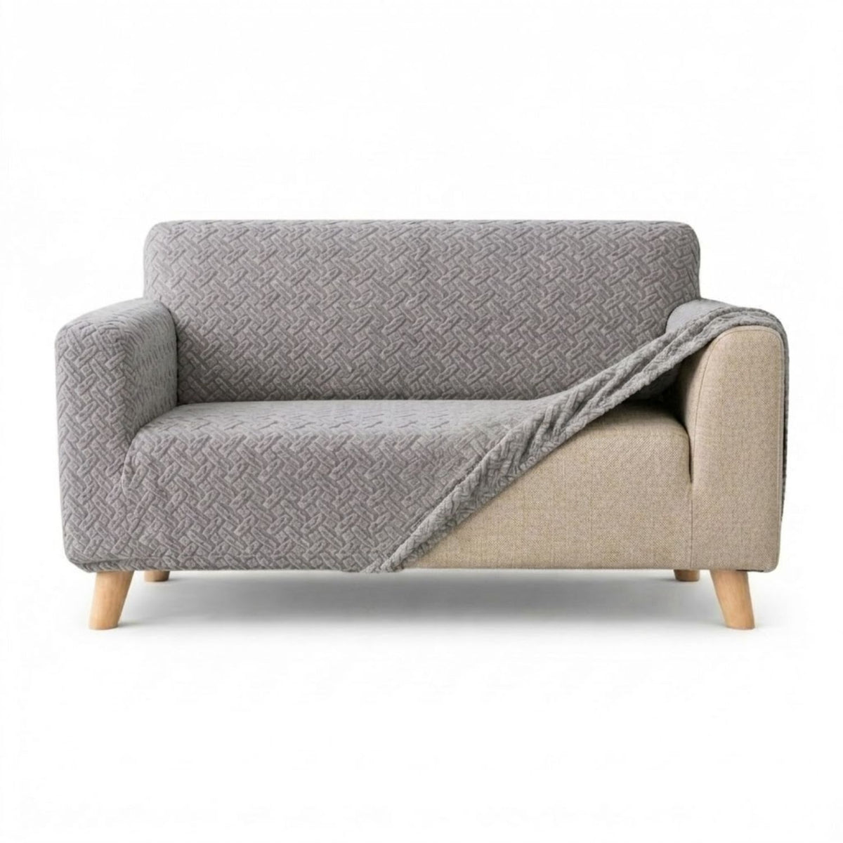 Protector De sofa 2 Puestos Elastico