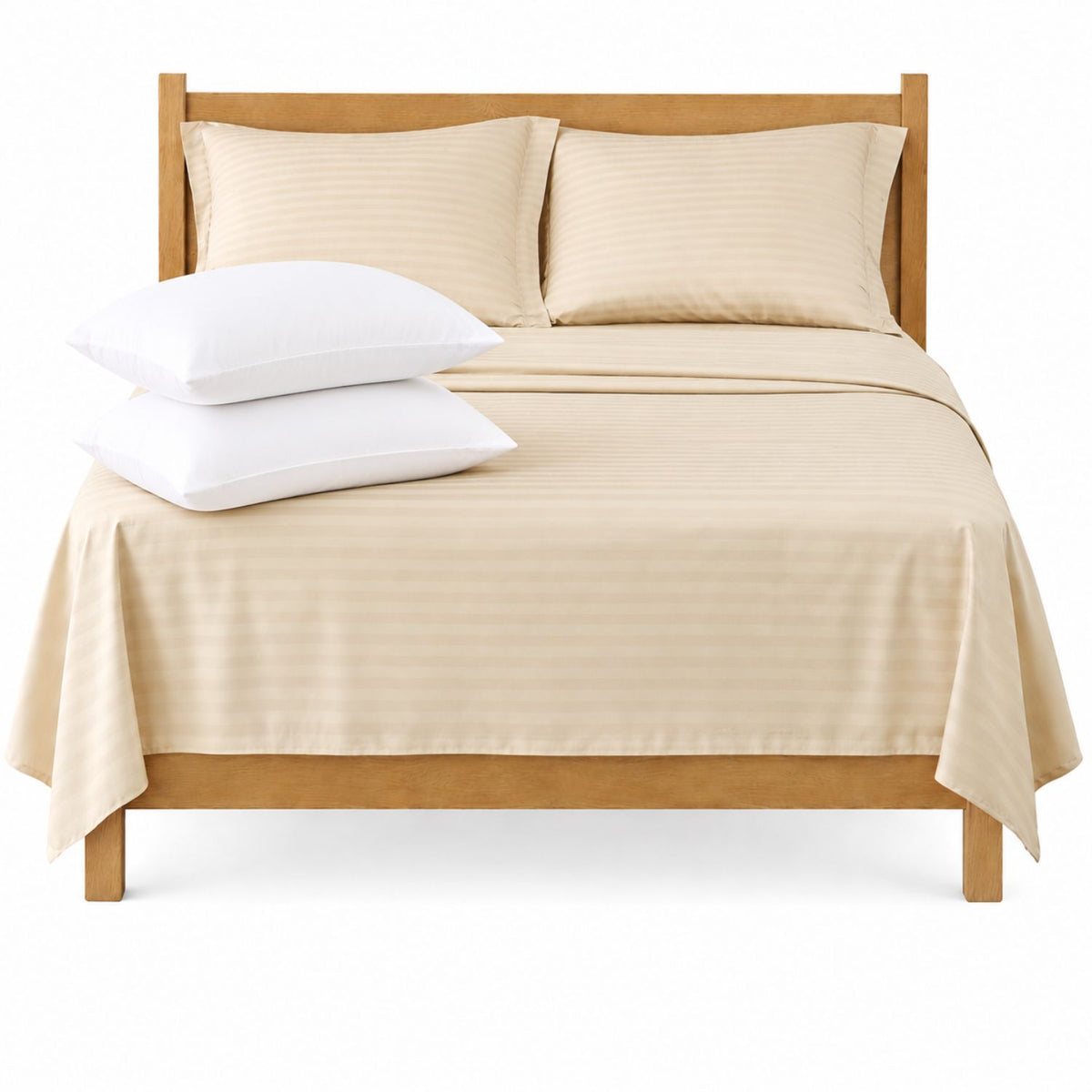 Combo Protector Colchon + 2 Almohadas Siliconadas King