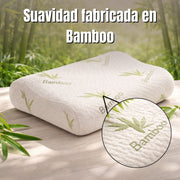 Almohada viscoelástica bamboo cervical