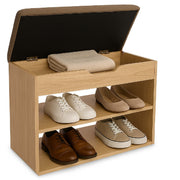 Mueble Organizador Zapatero-Baúl  43x60x30 Madera/Mocca