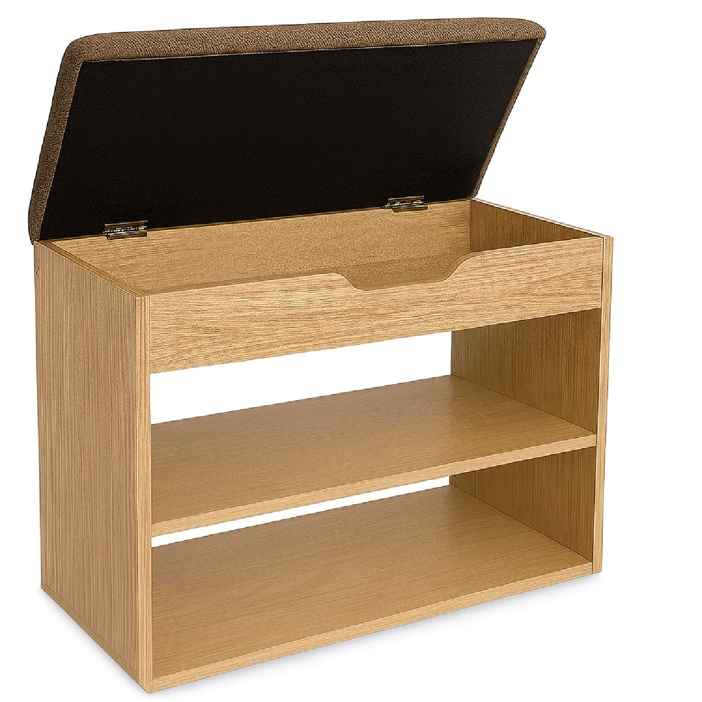 Mueble Organizador Zapatero-Baúl  43x60x30 Madera/Mocca