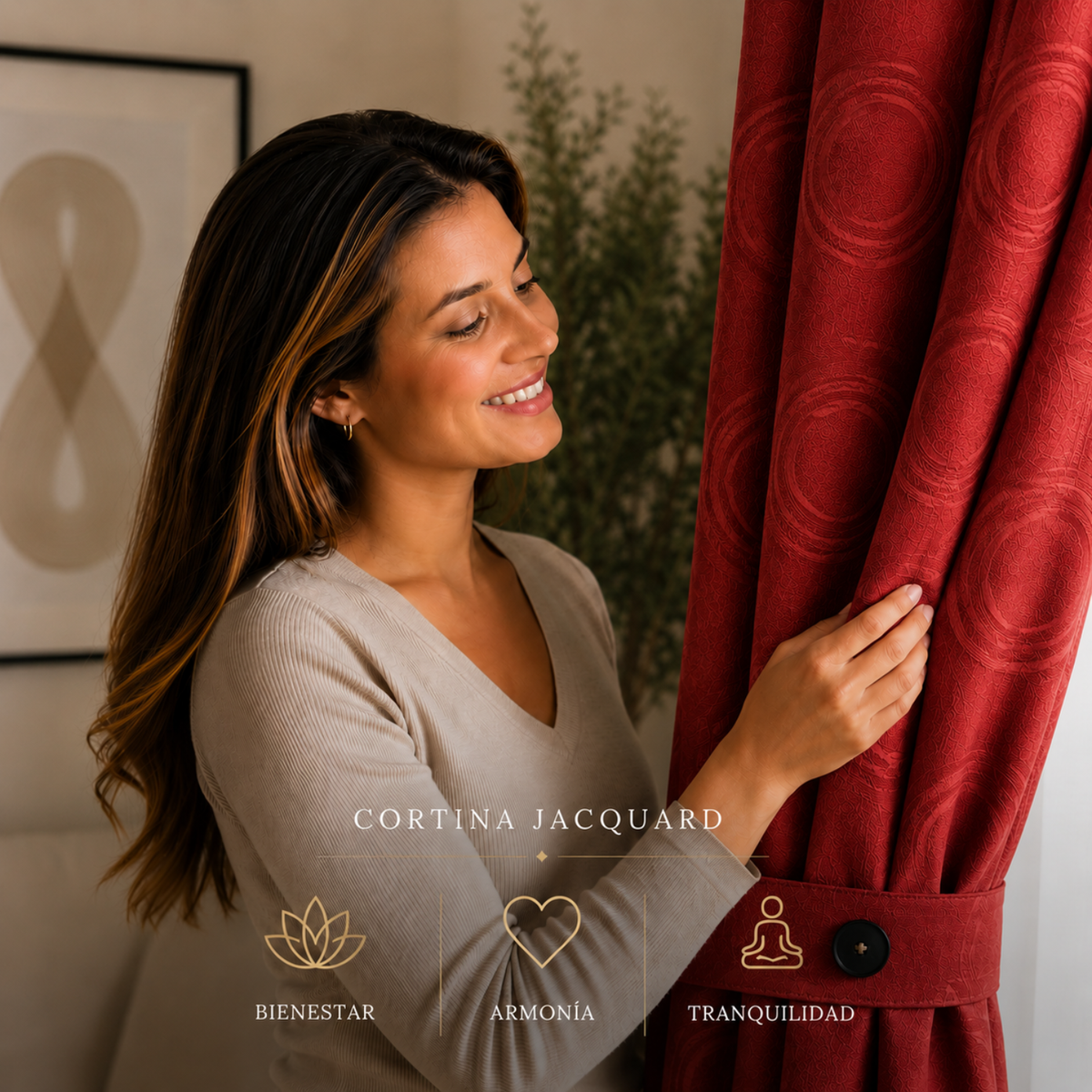 Cortina x2 Celeste Jacquard
