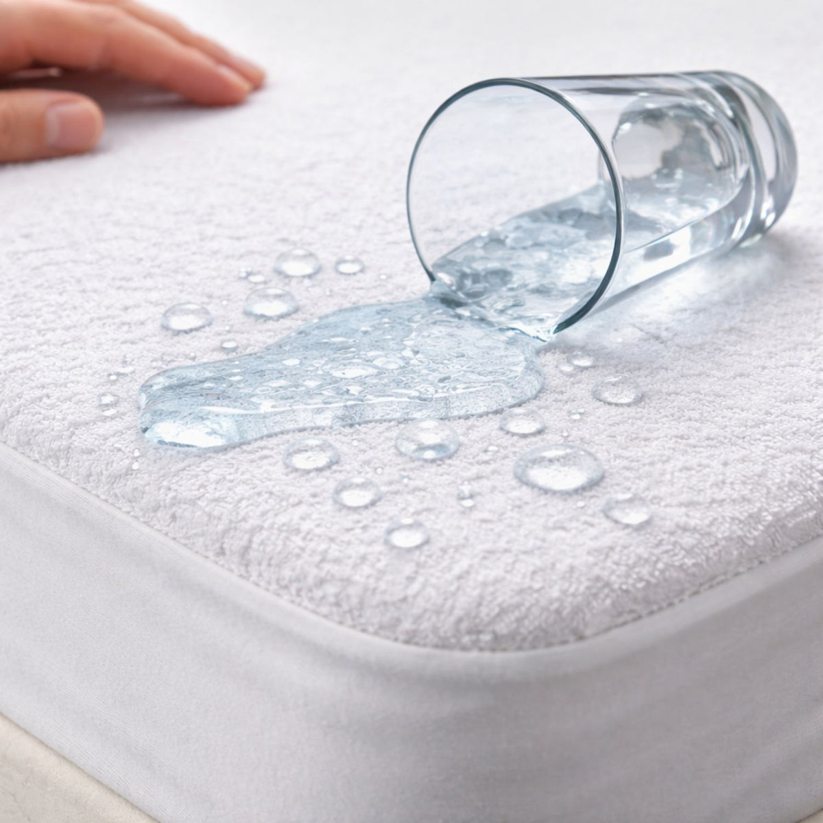 Combo Protector Colchón 100% Impermeable Antifluido Terry 100x190cm