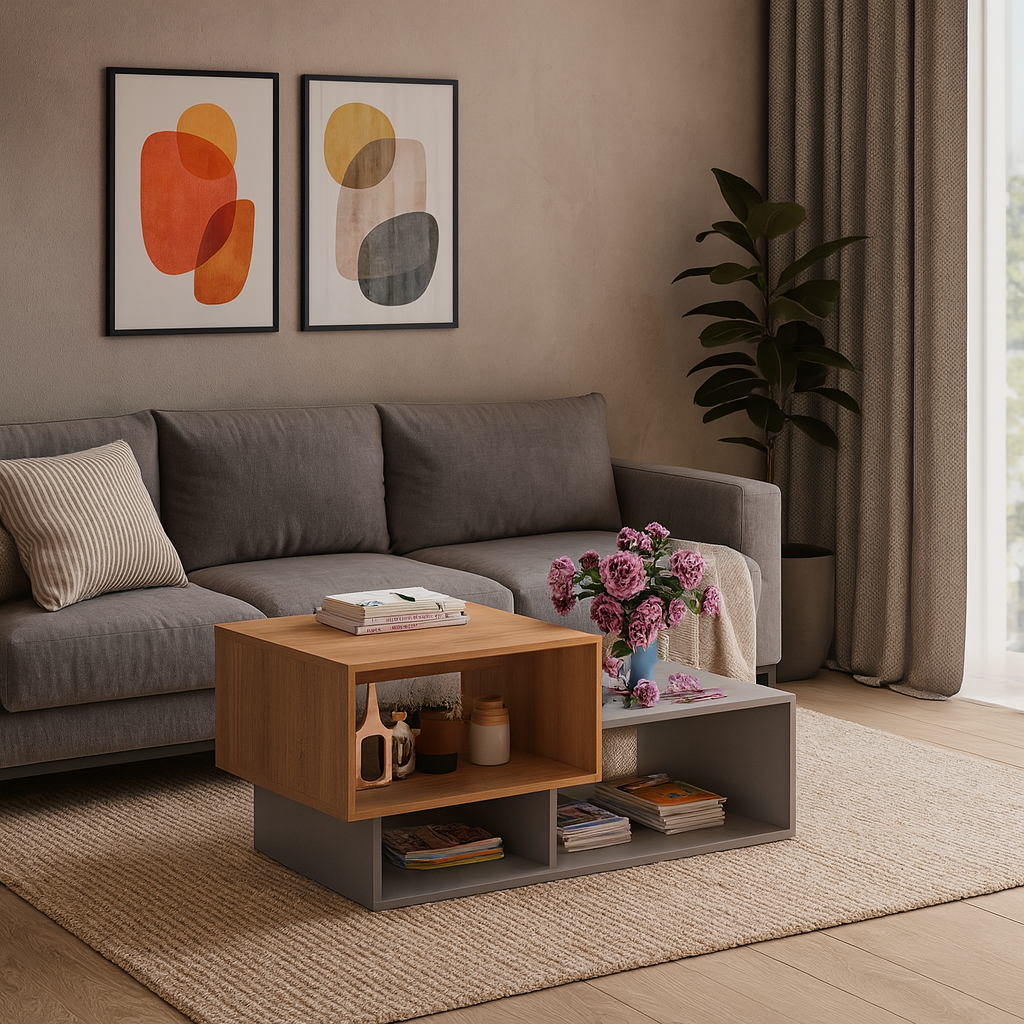 Mesa De Dentro Albacete Almendra Gris