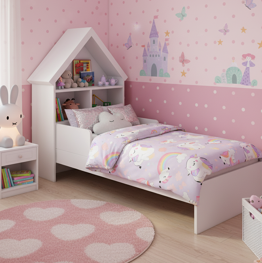 Cama Infantil Ariel Blanco
