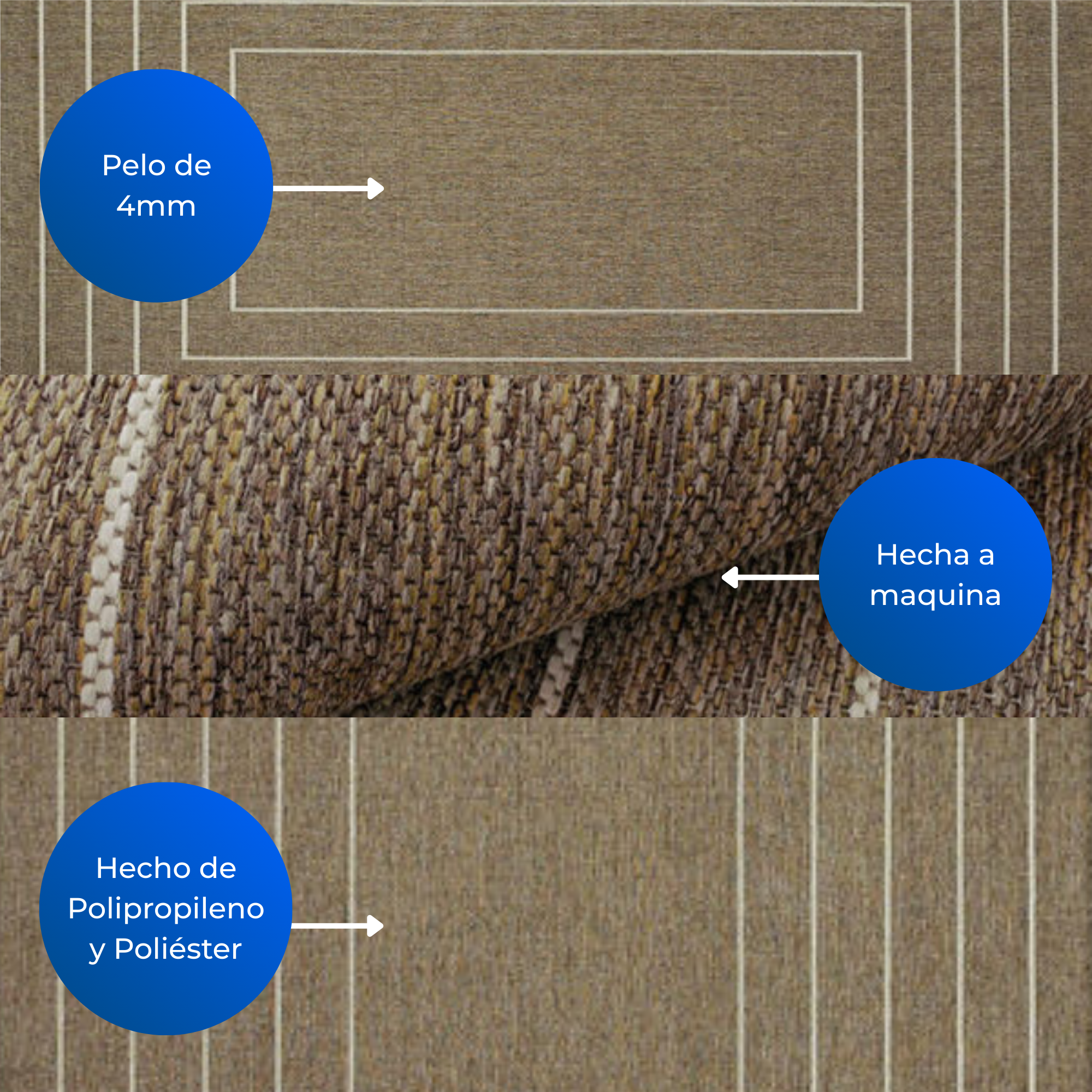 Alfombra dover 1 00x1 50cm singelo