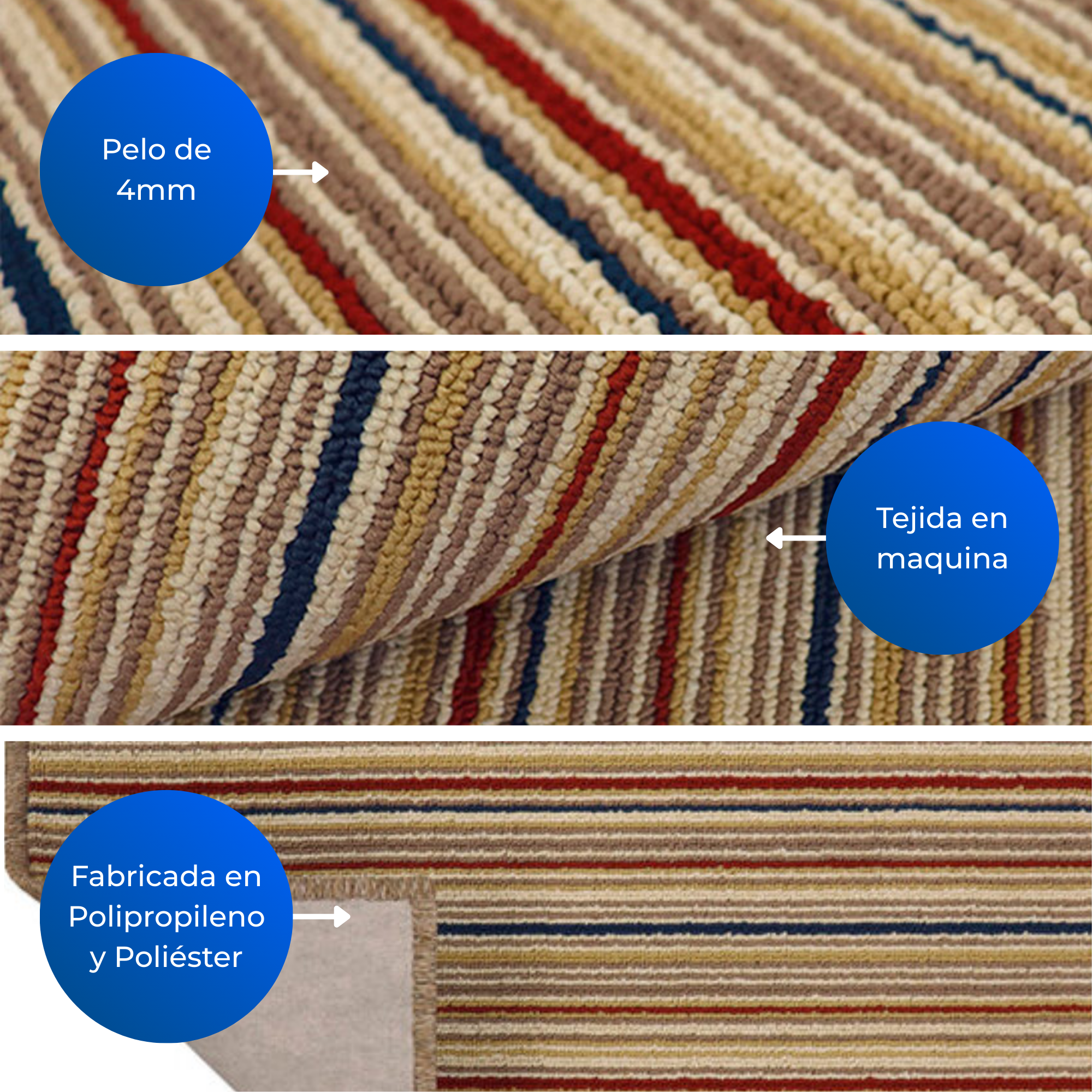 Alfombra Newark 1.00x1.50 Linhas