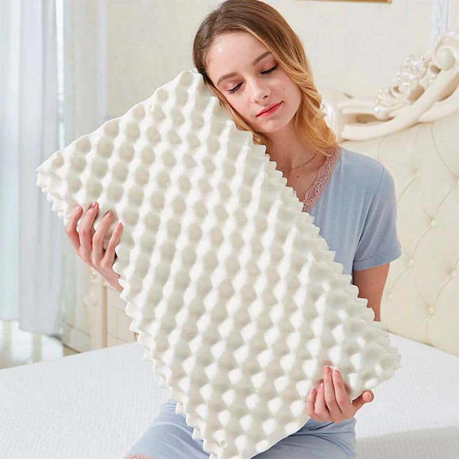 Almohada Viscoelástica Antiestrés Cervical