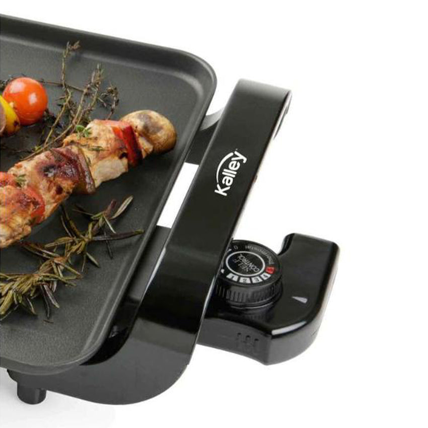 Asador kalley k agl15 grill liso negro