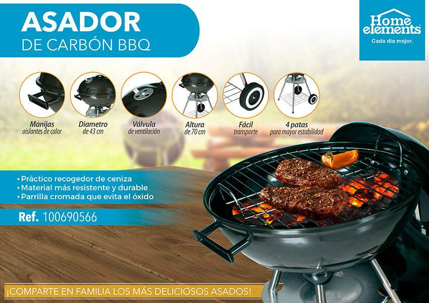 ASADOR DE CARBON BARBECUE HOME ELEMENTS