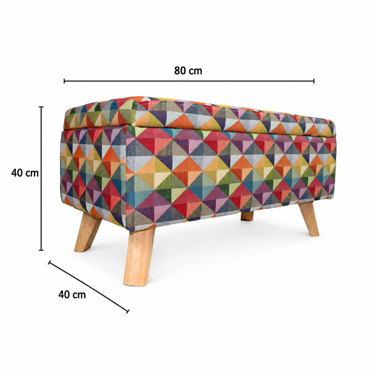 Puff Baul 40x82x42cm Colors