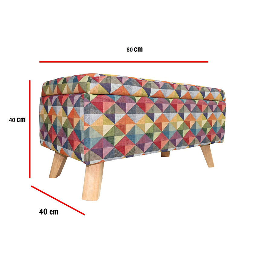 BANQUETA AMALIA BAUL COLORS