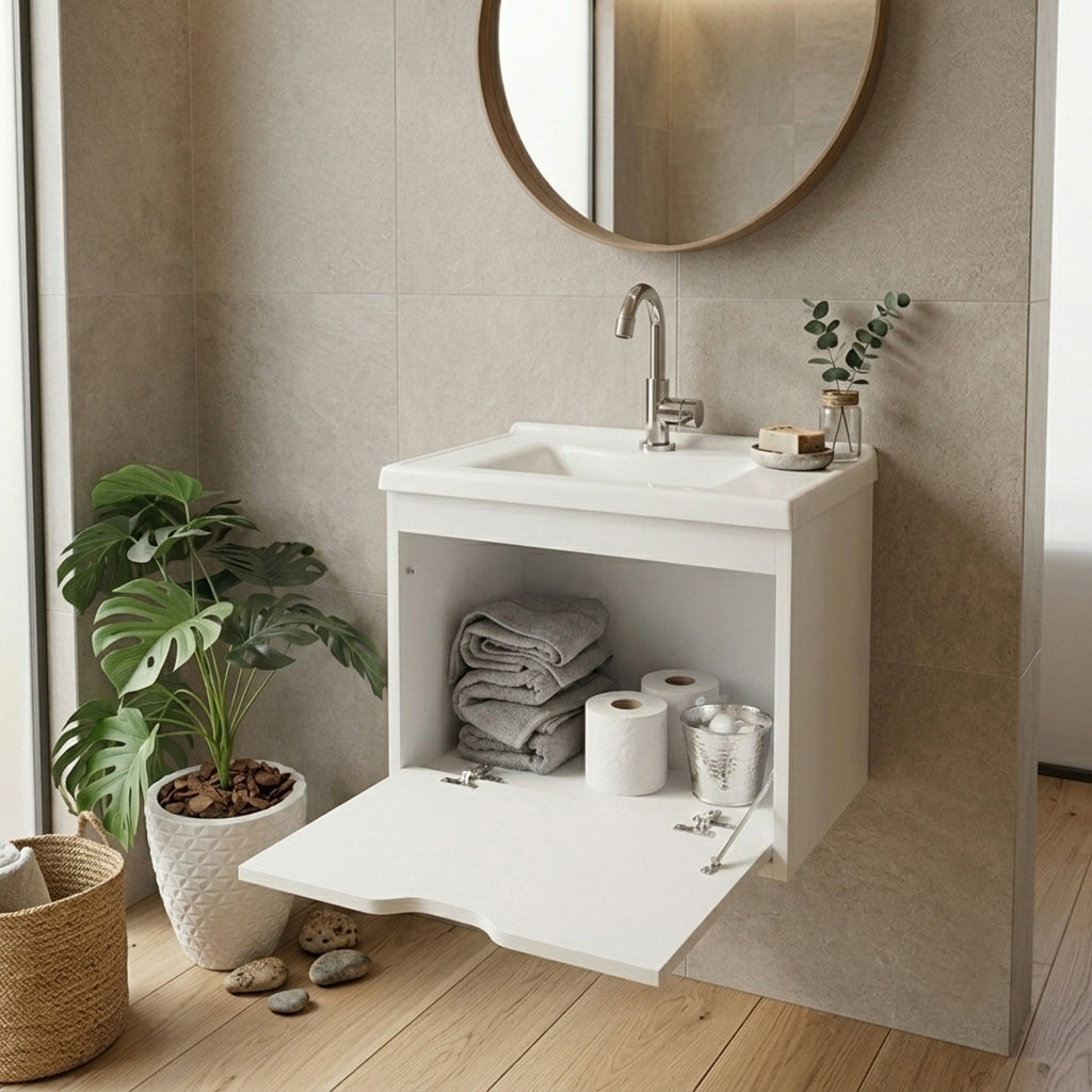 Mueble De Baño Con Lavamanos Graz