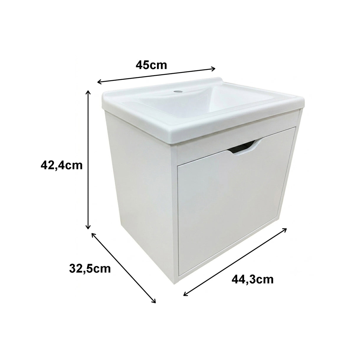 Mueble De Baño Con Lavamanos Graz