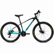 Bicicleta Fusion Korbin Rin 29 Mecanica Negro Aguamarina Talla S