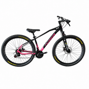 Bicicleta Fusion Korbin Rin 29 Mecanica Negro Negro Fucsia Talla S