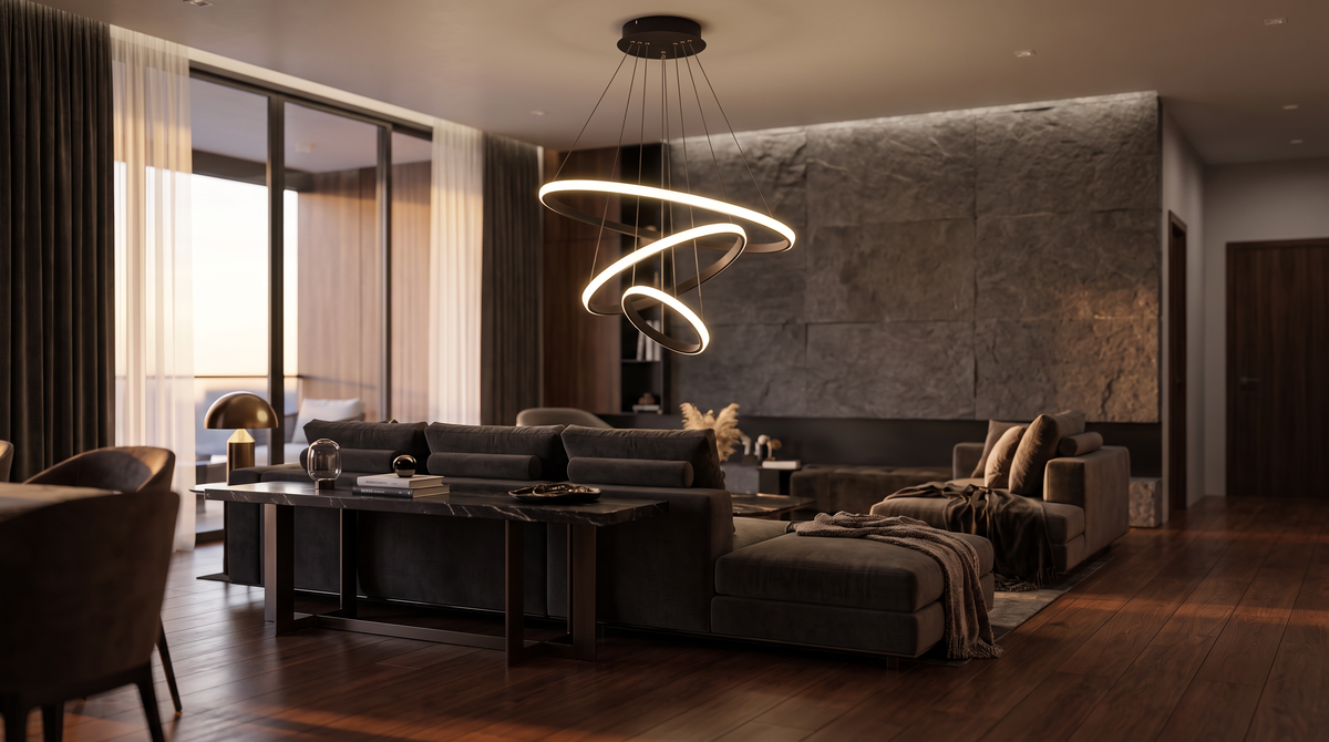 Luminaria Decorativa LED Colgante Bernadotte Black