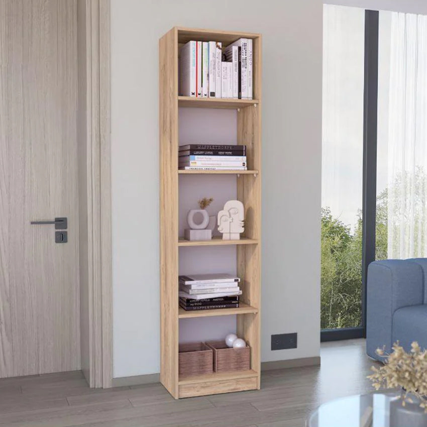 Biblioteca Home Eco con Cinco Entrepaños