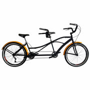 Bicicleta sforzo doble rin 26 tandem monoplato   negro