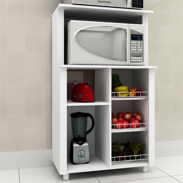Mueble auxiliar de cocina Burgos Blanco