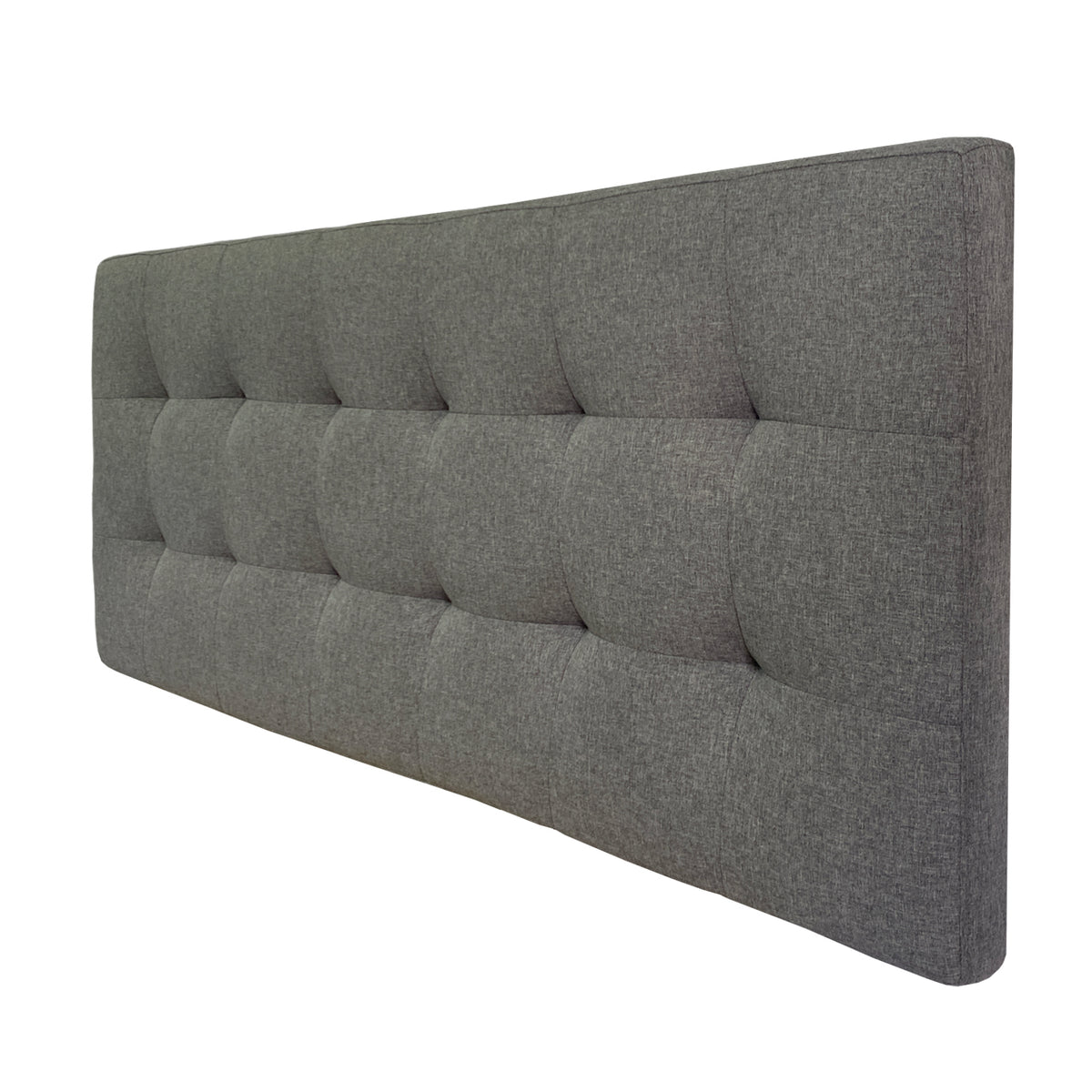 Cabecero Para Cama Doble 60x140x5cm Gris Memphis