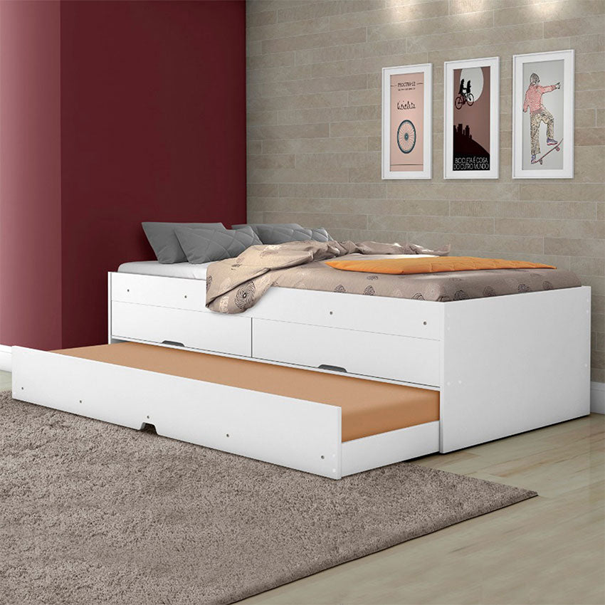 CAMA SENCILLA MAR BLANCO