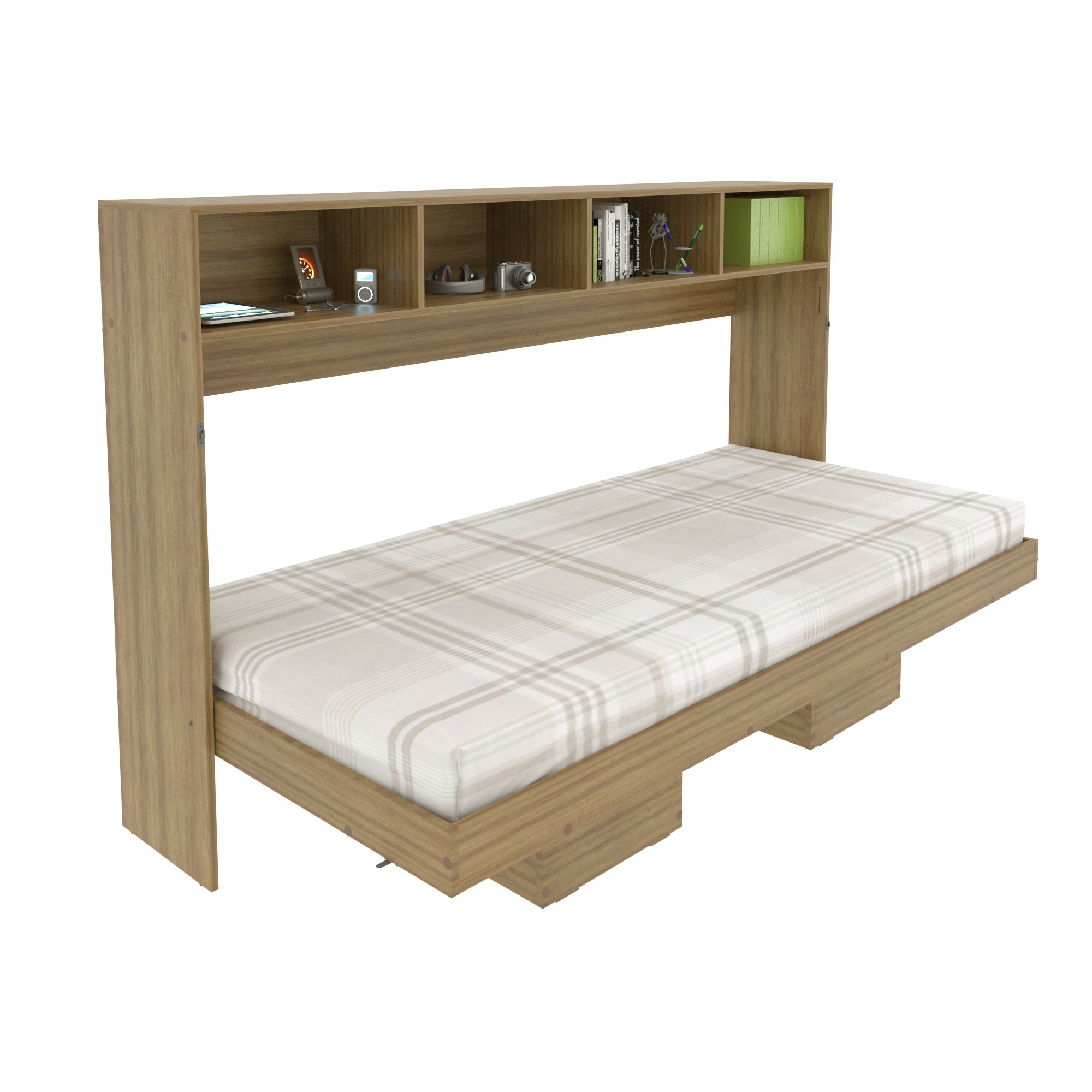 Cama Abatible Sencilla Toledo Almendra