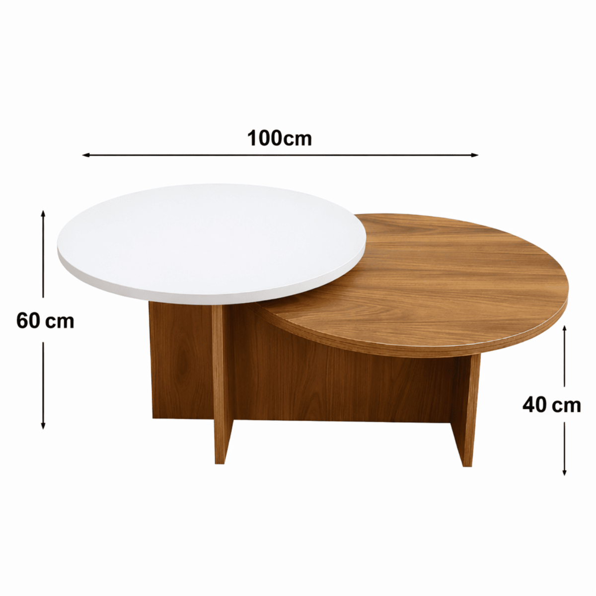 Sala Sofá Boom 72x170x80cm + Mesa Centro Fiji  + Puff Ovejo