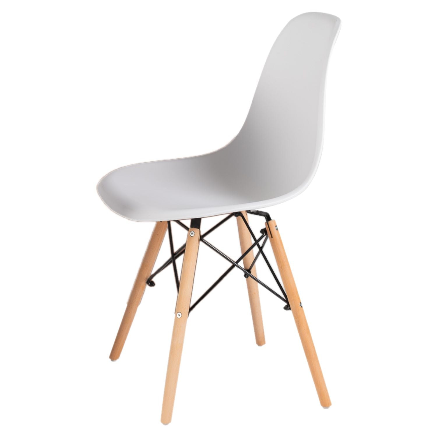 Combo Escritorio Home Con tablero de corcho+Silla eames Blanca (140x120x40) Blanco