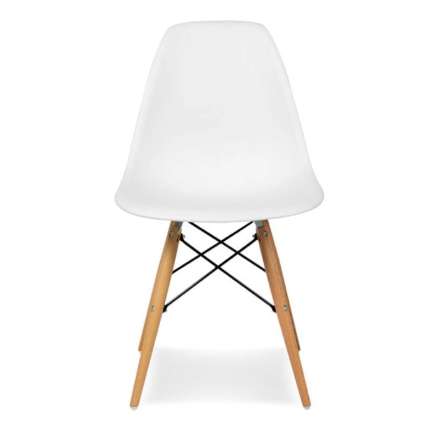 Combo Escritorio Home Con tablero de corcho+Silla eames Blanca (140x120x40) Blanco