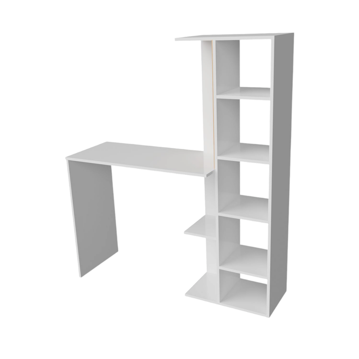 Combo Escritorio Home Con tablero de corcho+Silla eames Blanca (140x120x40) Blanco