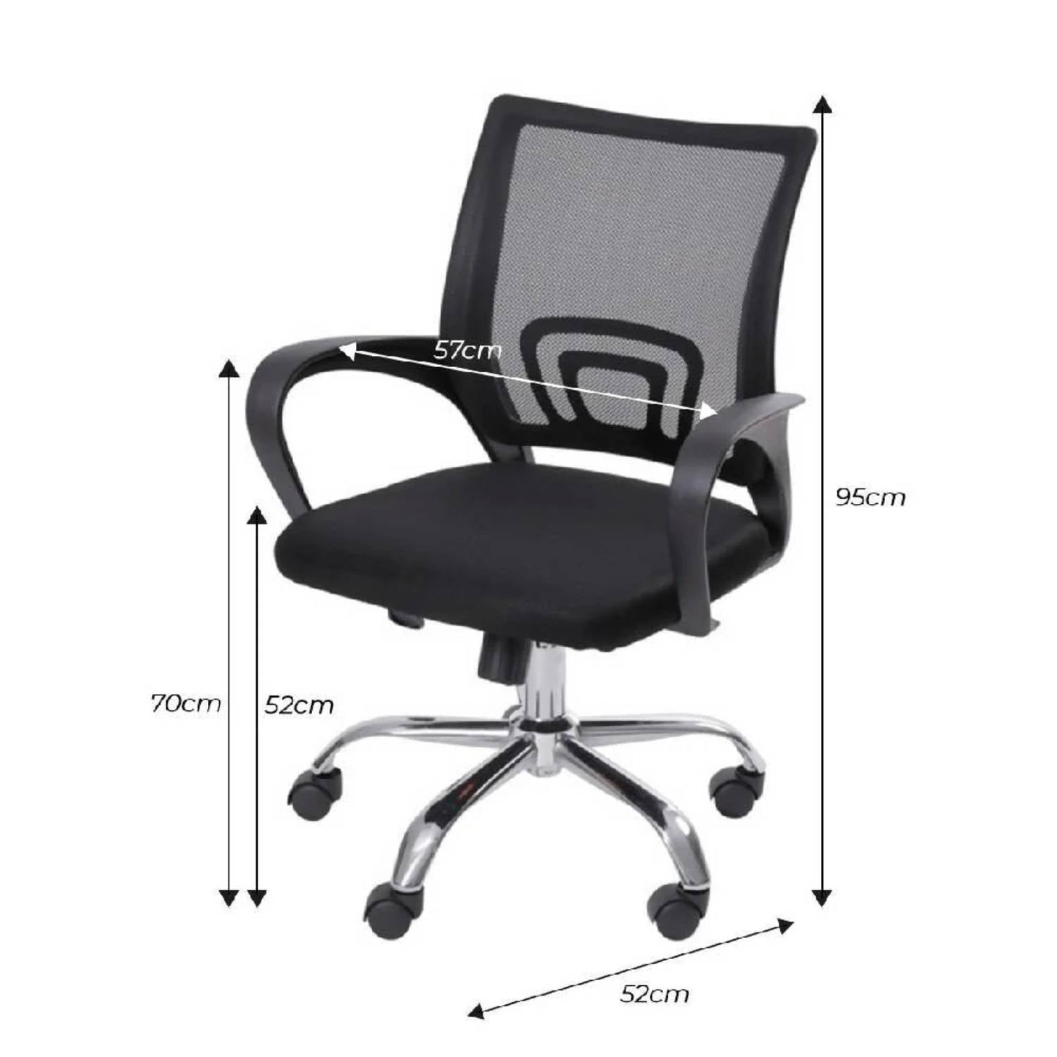 Combo Escritorio Home Con tablero de corcho + Silla Office (140x120x40) Blanco