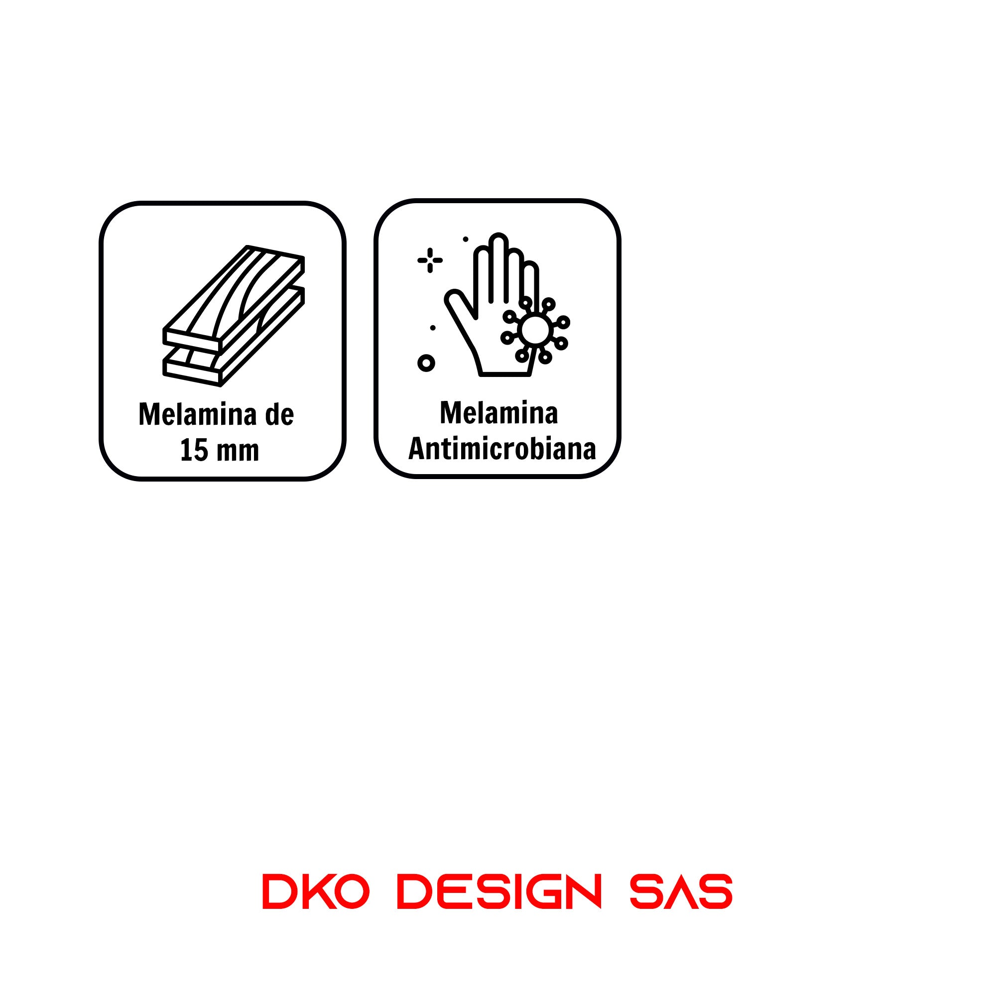Combo Escritorio Tomy (75x80x40) Blanco + Silla Eames