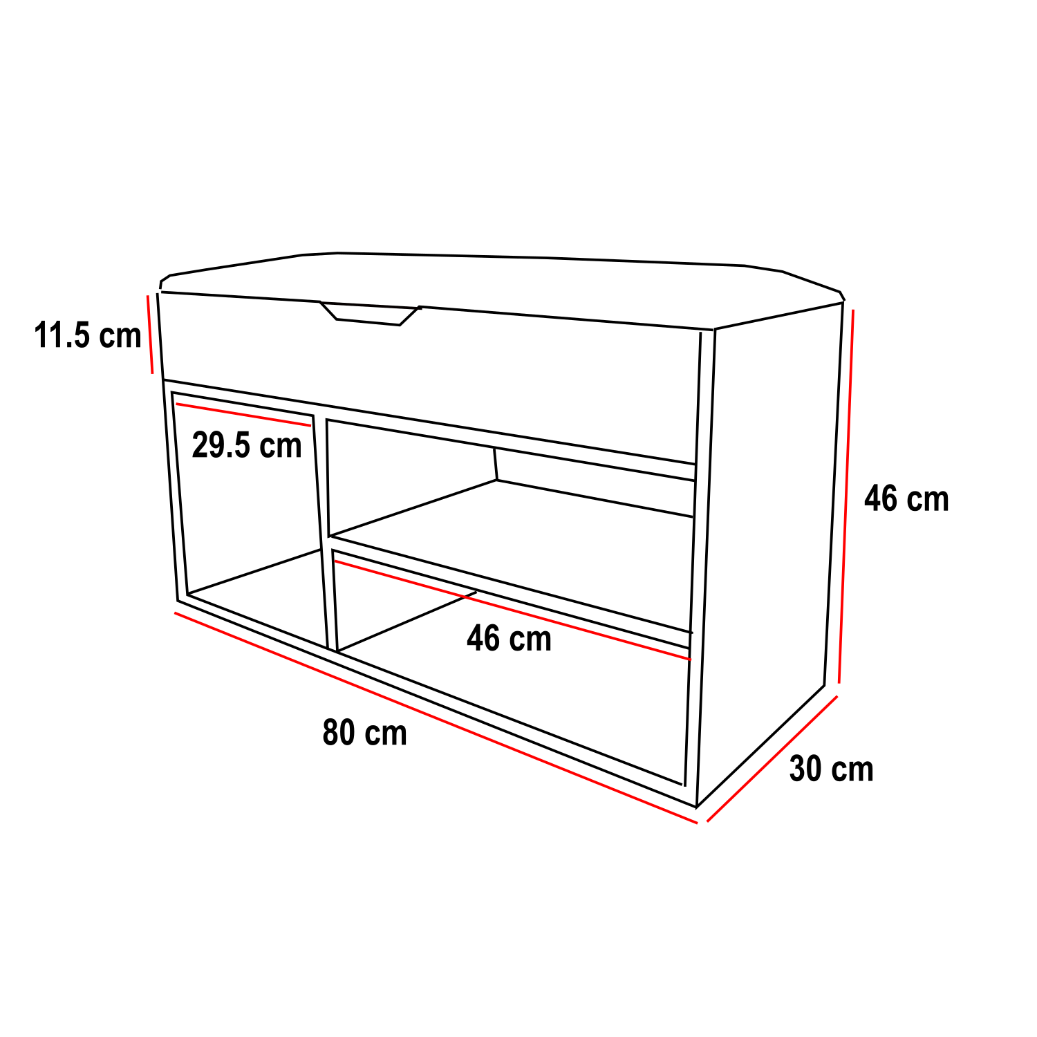 Combo Perchero Flotante +Mueble Organizador Baúl Zapatero Color madera