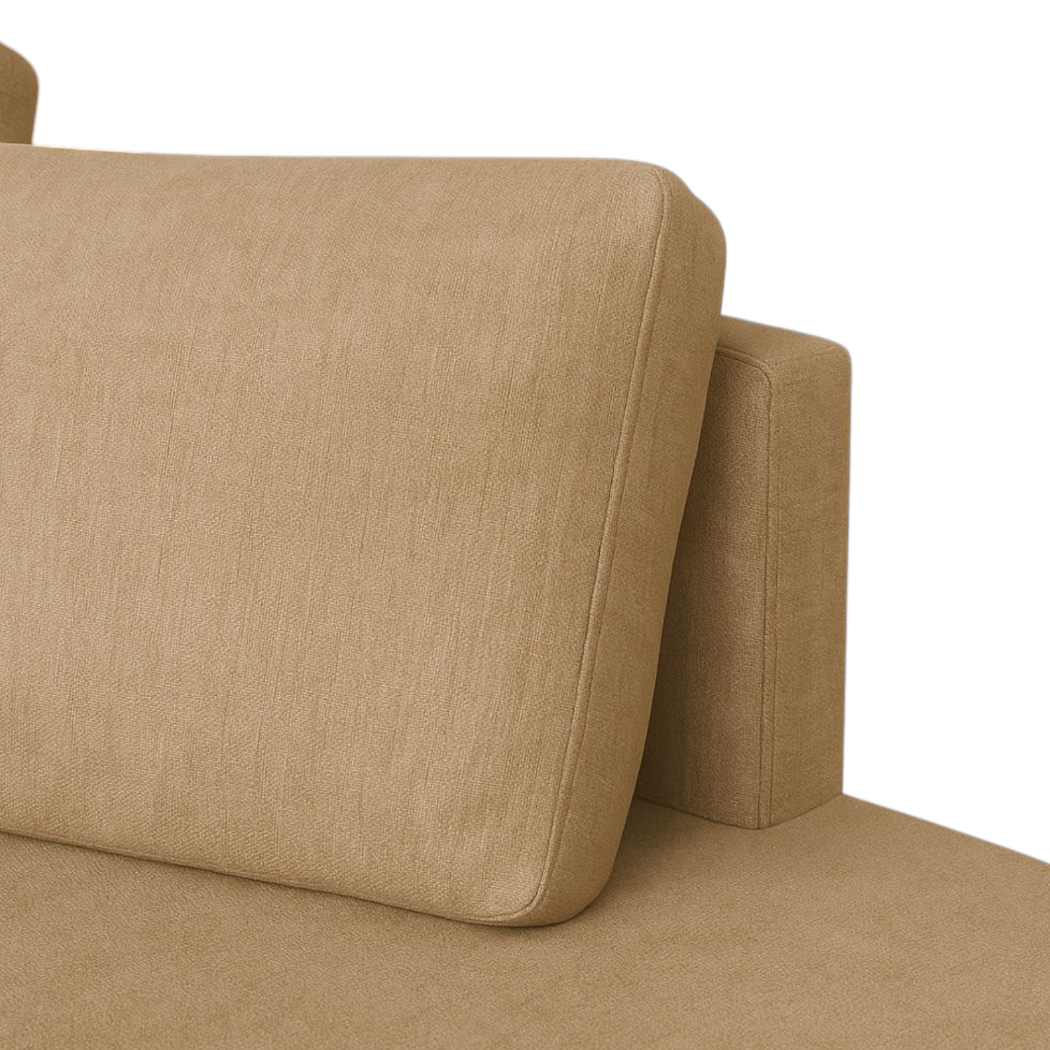 Sofa Moderno Dubai Curvo (70x160x70) Beige