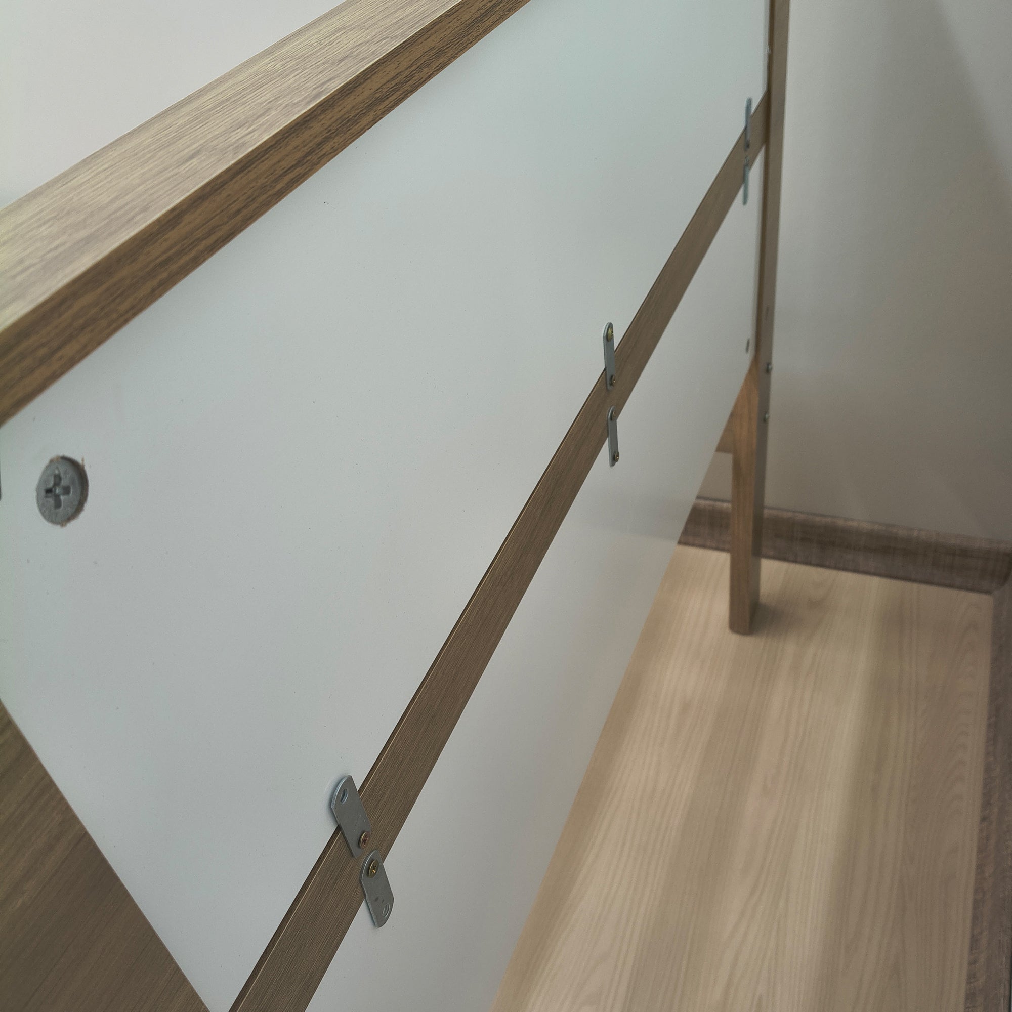 Cama Sencilla Viena Almendra Blanco