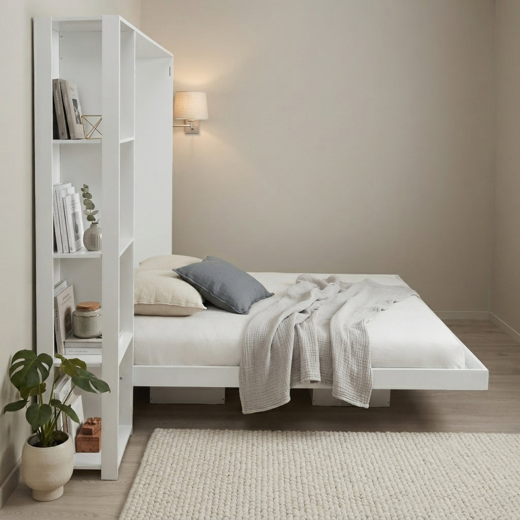 Cama Doble Abatible Siena Blanco