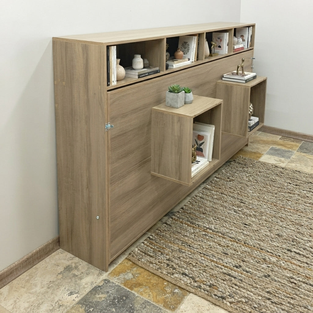Cama Abatible Sencilla Toledo Almendra