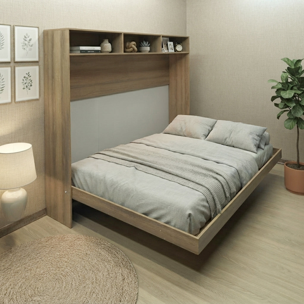 Cama Abatible Doble Ibiza Almendra PREVENTA