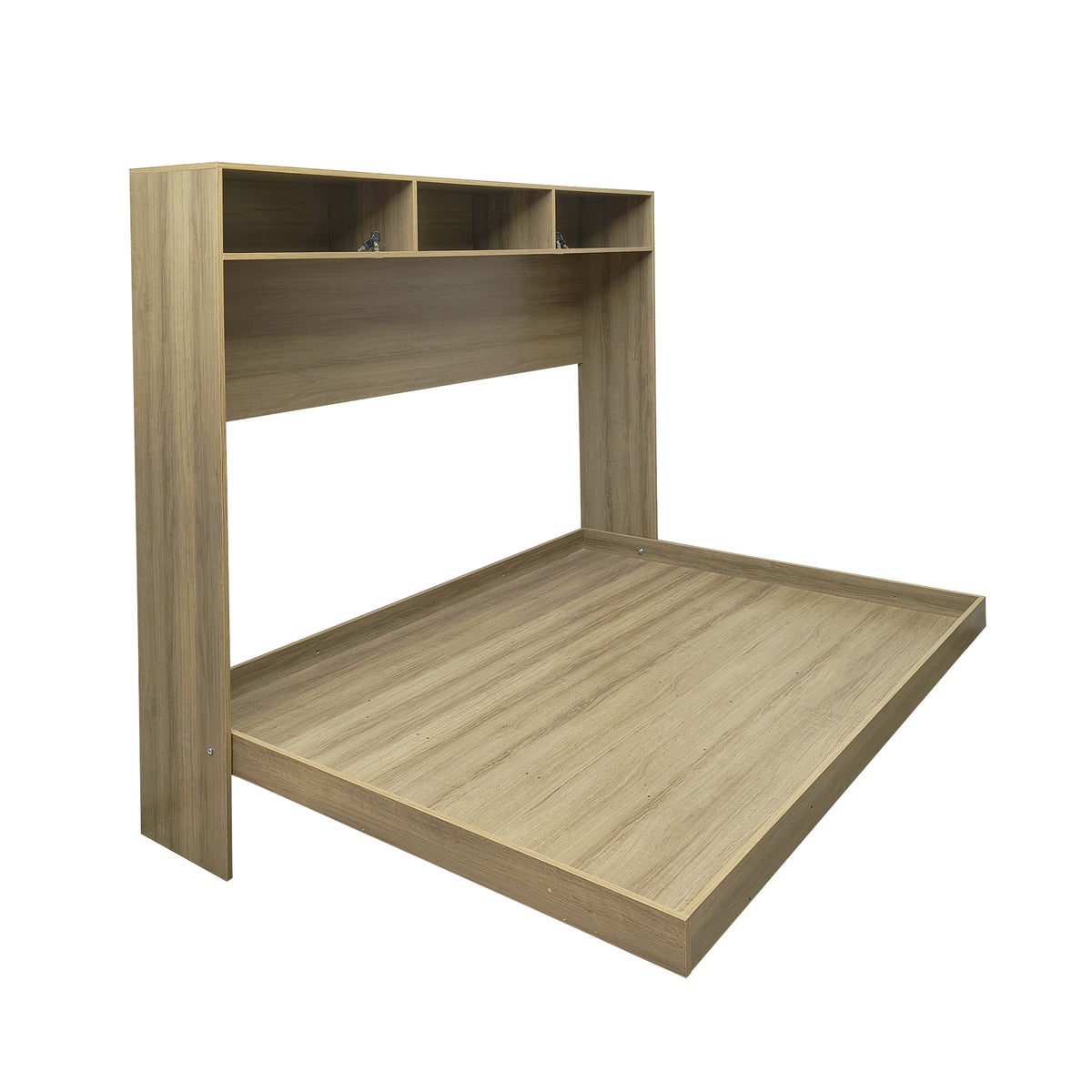 Cama Abatible Doble Ibiza Almendra