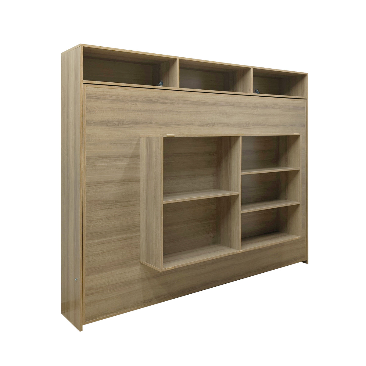 Cama Abatible Doble Ibiza Almendra