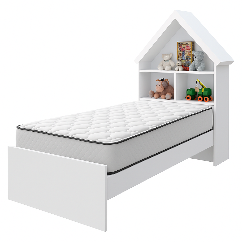 Combo Colchón 90 x 1,90 cm + Cama Sencilla Abatible Japón