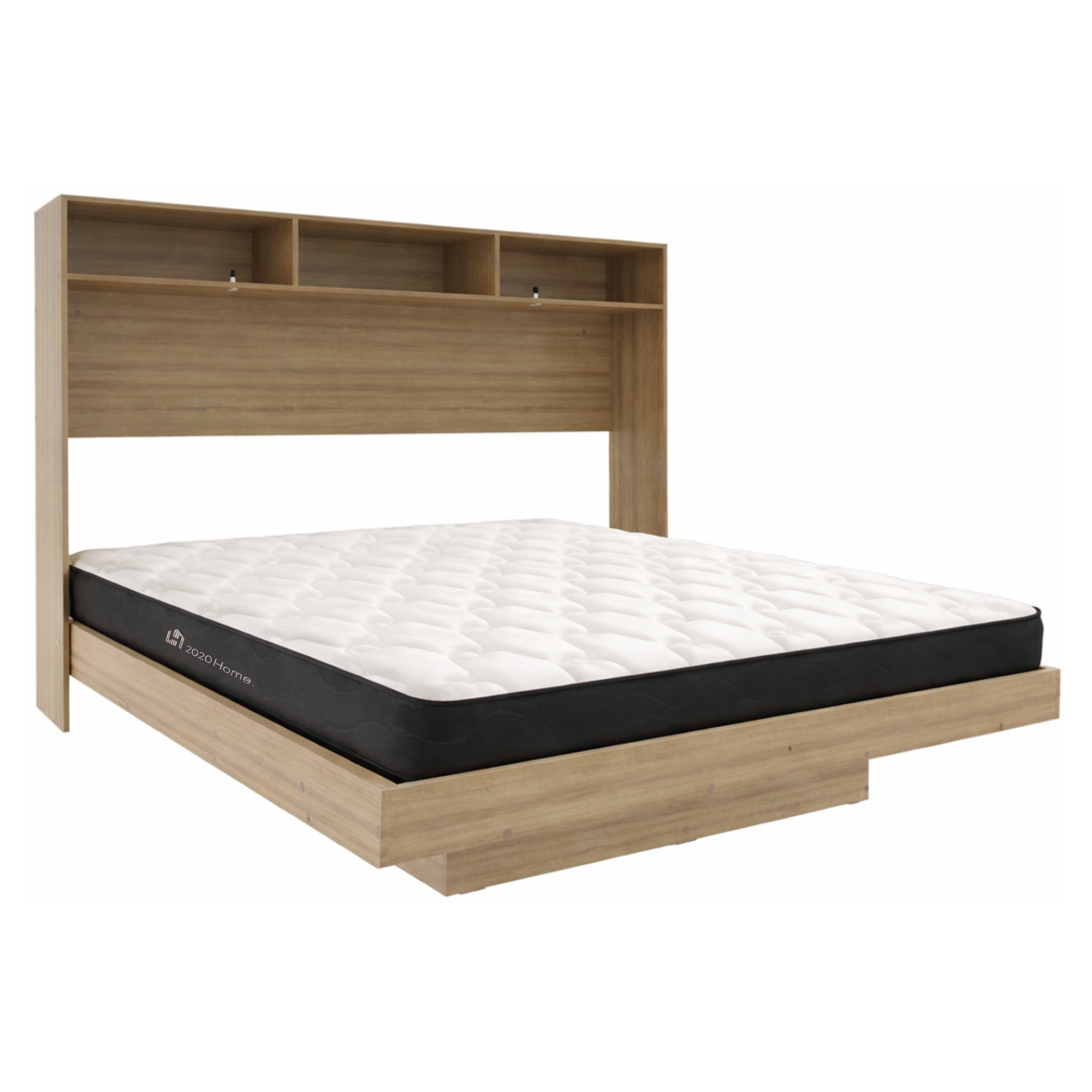 Combo Colchón 1.40x1.90cm + Cama Doble Abatible Ibiza