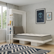 Combo Colchón 90 x 1,90 cm + Cama Sencilla Abatible Japón