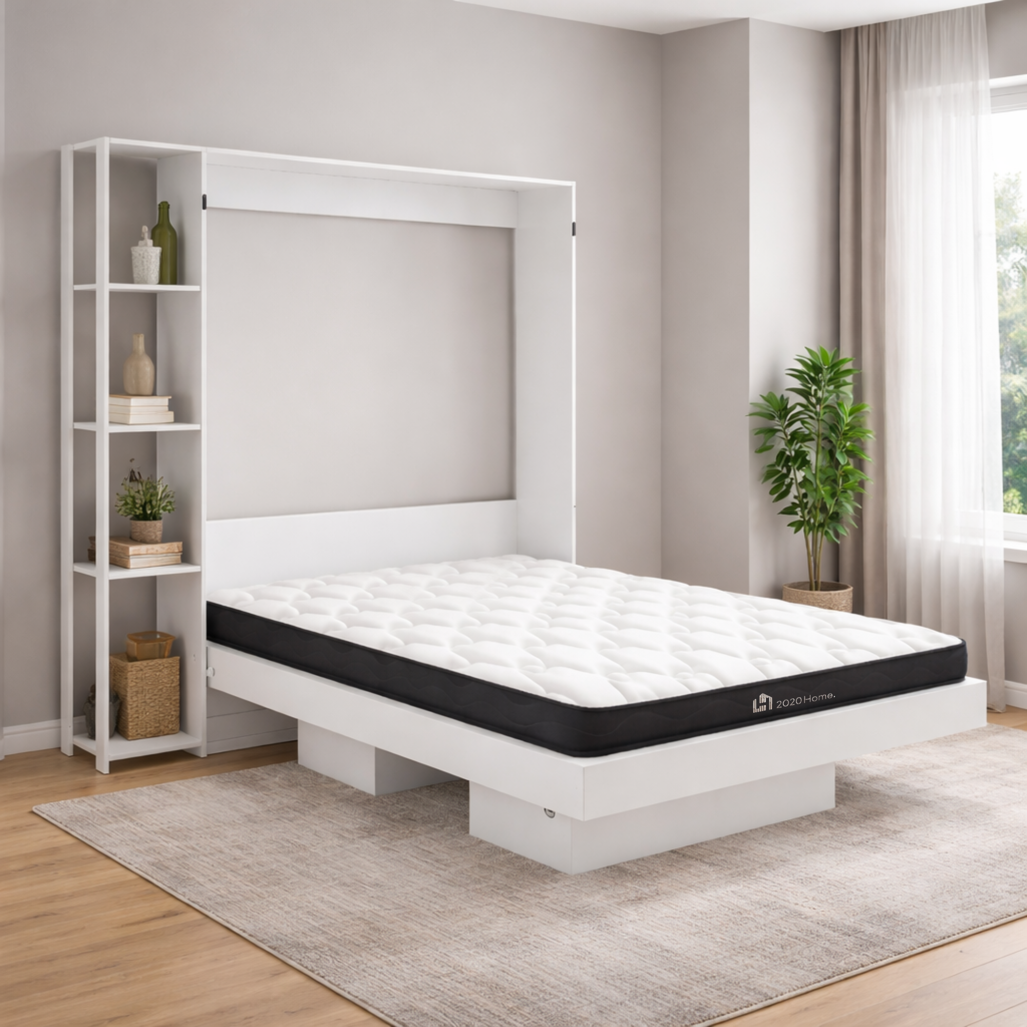 Combo Colchón 1,40 X 1,90 cm + Cama Doble Abatible Siena