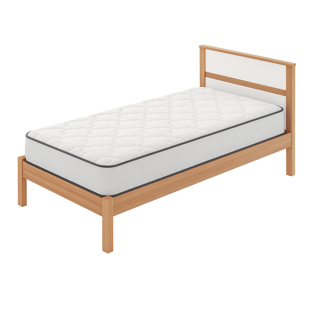 Combo Colchón 90 x 1,90 cm + Cama Sencilla Viena