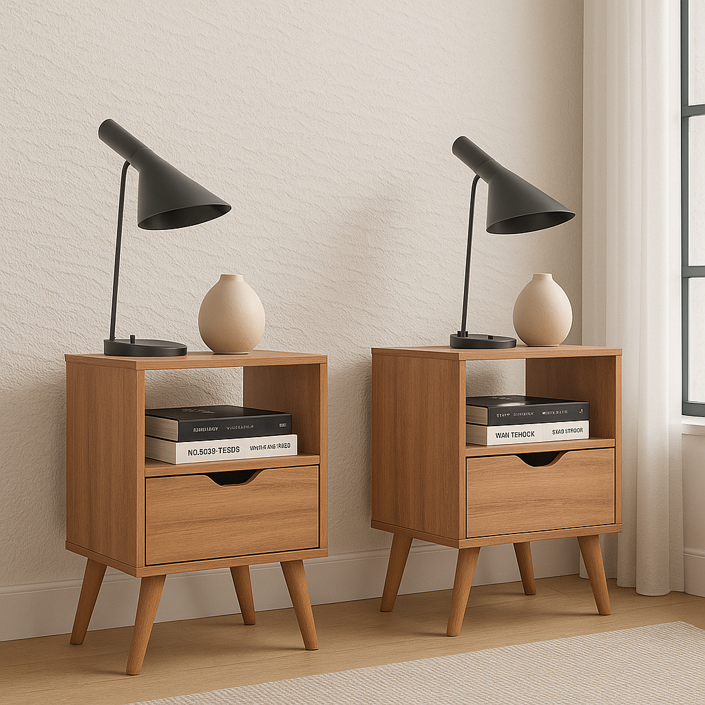 Combo 2 mesas de noche essen