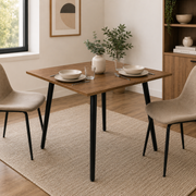 Mesa De Comedor Cuadrado Look 75x80x80cm Amaretto