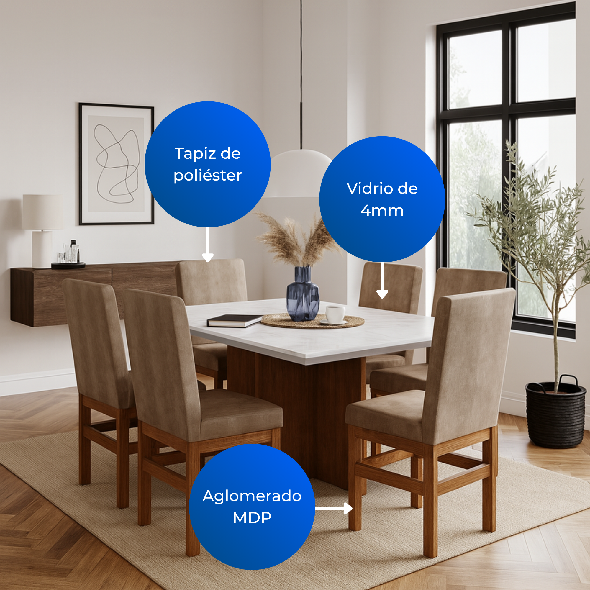 Comedor Tucson 6 Puestos